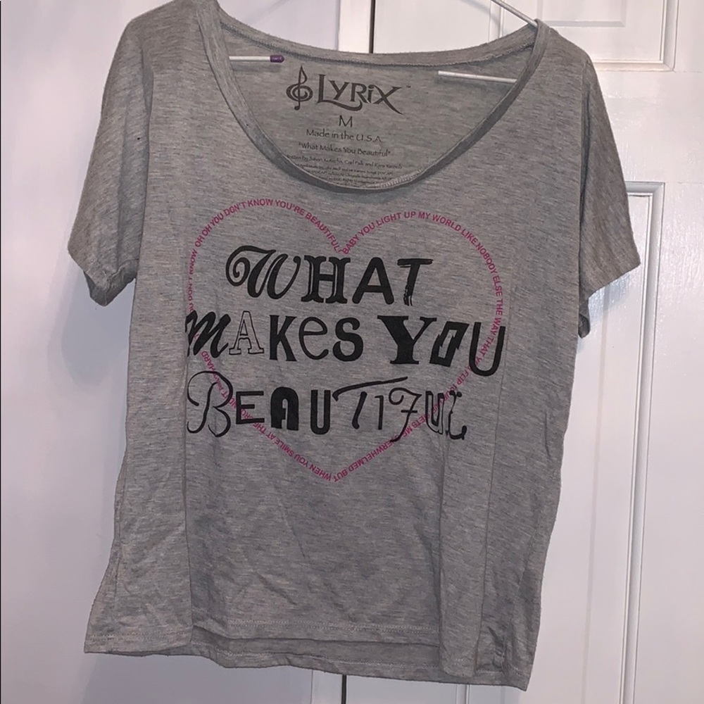 One Direction short sleeved Pj shirt